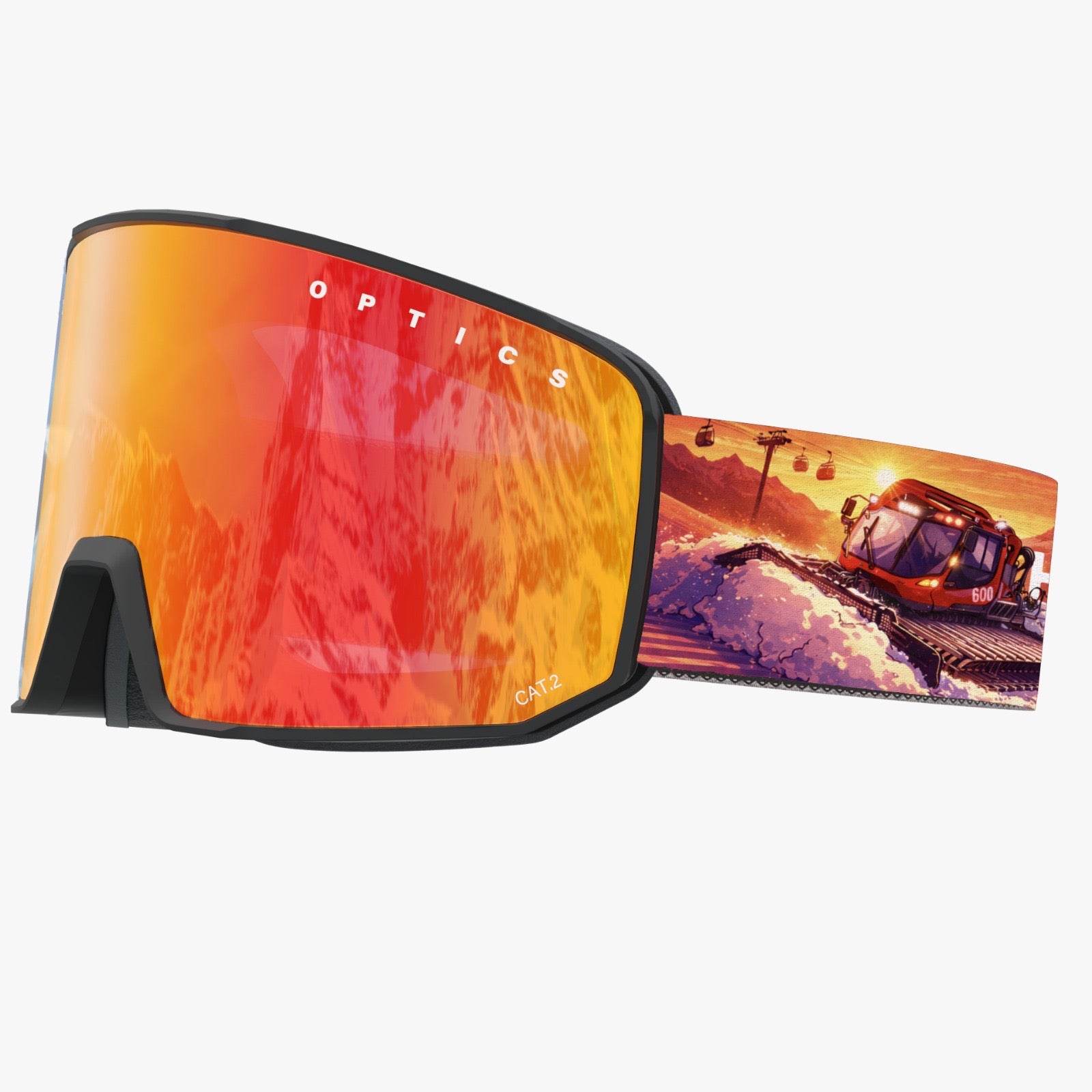 Skibrille - Red Edition