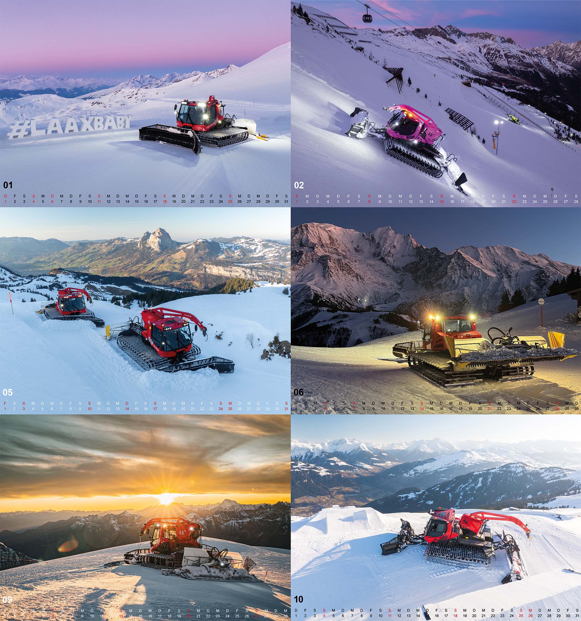 Red Edition Kalender A3 - 2026