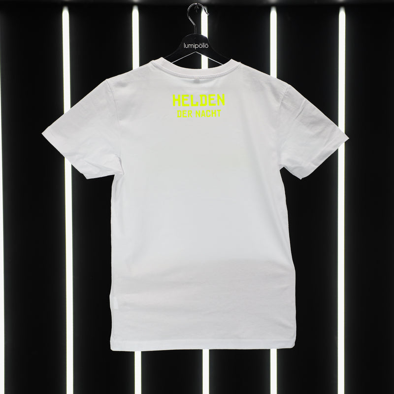 Bullyfohra - T Shirt white neon